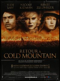 5w0997 COLD MOUNTAIN French 1p 2004 Jude Law, Nicole Kidman & Renee Zellweger in the Civil War!
