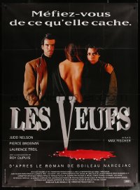 5w1051 ENTANGLED French 1p 1993 Judd Nelson, Pierce Brosnan & sexy woman, Canadian/French crime!