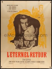5w1053 ETERNAL RETURN French 1p R1960s Jean Cocteau & Delannoy's L'eternel retour, Marais, Murat