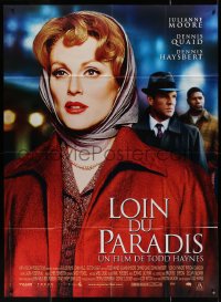 5w1063 FAR FROM HEAVEN French 1p 2003 Julianne Moore, Dennis Quaid, gay romance in the 1950s!