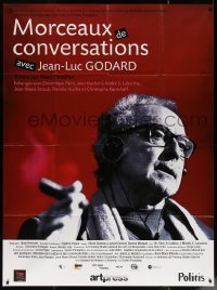 5w1081 FRAGMENTS OF CONVERSATIONS WITH JEAN-LUC GODARD French 1p 2007 great c/u of the director!