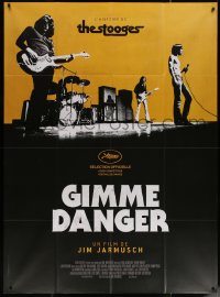 5w1096 GIMME DANGER French 1p 2016 Iggy Pop, the history of The Stooges, rock & roll, Jim Jarmusch!