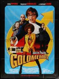 5w1105 GOLDMEMBER French 1p 2002 Mike Myers as Austin Powers, Michael Caine, Beyonce Knowles
