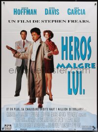 5w1129 HERO French 1p 1993 Dustin Hoffman, Geena Davis & Andy Garcia, directed by Stephen Frears!