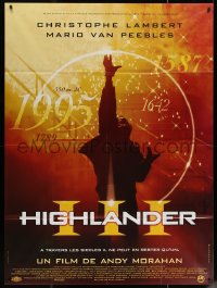 5w1130 HIGHLANDER 3 French 1p 1995 immortal Christopher Lambert, chosen to protect all that is good!