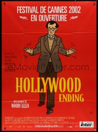5w1132 HOLLYWOOD ENDING French 1p 2002 different Floc'h cartoon art of star/director Woody Allen!
