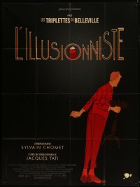 5w1141 ILLUSIONIST French 1p 2010 cool magician cartoon with a screenplay by Jacques Tati!