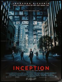 5w1145 INCEPTION advance French 1p 2010 Christopher Nolan, Leonardo DiCaprio, Joseph Gordon-Levitt!