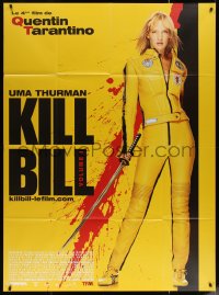 5w1171 KILL BILL: VOL. 1 French 1p 2003 Quentin Tarantino, full-length Uma Thurman with katana!