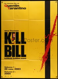 5w1172 KILL BILL: VOL. 1/KILL BILL: VOL. 2 French 1p 2004 Quentin Tarantino, Uma Thurman, cool image!