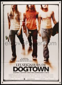 5w1202 LORDS OF DOGTOWN French 1p 2005 Emile Hirsch, Victor Rasuk, early California skateboarders!