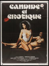5w1215 MAN FOR SALE French 1p 1978 full-length nearly naked Lilli Carati & Mircha Carven!