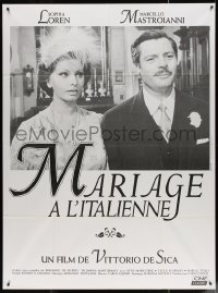 5w1220 MARRIAGE ITALIAN STYLE French 1p R2000s de Sica's Matrimonio all'Italiana, Loren, Mastroianni