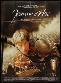 5w1229 MESSENGER French 1p 1999 directed by Luc Besson, c/u of Milla Jovovich as Joan of Arc!
