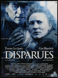5w1237 MISSING French 1p 2003 c/u of Tommy Lee Jones & Cate Blanchett, directed by Ron Howard!
