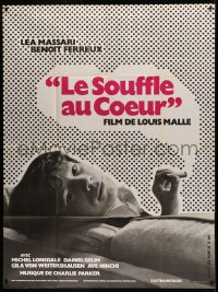 5w1256 MURMUR OF THE HEART French 1p 1971 Louis Malle's Le Souffle Au Coeur, smoking Benoit Ferreux!