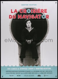 5w1263 NAVIGATOR French 1p R2019 great image of Buster Keaton on ship, directed by Donald Crisp!
