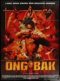 5w1279 ONG-BAK French 1p 2003 Tony Jaa is The Thai Warrior, cool martial arts montage!