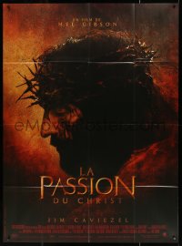 5w1292 PASSION OF THE CHRIST French 1p 2004 directed by Mel Gibson, iconic image of Jesus Christ!