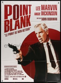 5w1303 POINT BLANK French 1p R2011 great image of Lee Marvin with gun, John Boorman film noir!