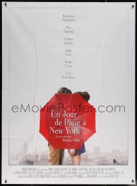 5w1313 RAINY DAY IN NEW YORK French 1p 2019 Timothee Chalamet, Elle Fanning, great romantic image!