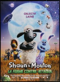 5w1348 SHAUN THE SHEEP MOVIE: FARMAGEDDON advance French 1p 2019 cute claymation with farm animals!