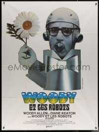5w1355 SLEEPER French 1p 1974 completely different wacky art of Woody Allen by Jouineau Bourduge!