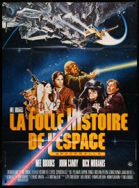 5w1361 SPACEBALLS French 1p 1987 Mel Brooks sci-fi Star Wars spoof, John Candy, Bill Pullman!