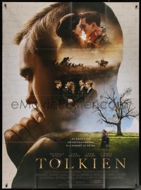 5w1393 TOLKIEN French 1p 2019 Nicholas Hoult in the title role as author J.R.R., cool montage!