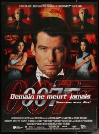 5w1395 TOMORROW NEVER DIES French 1p 1997 Pierce Brosnan as Bond, Michelle Yeoh, Teri Hatcher!