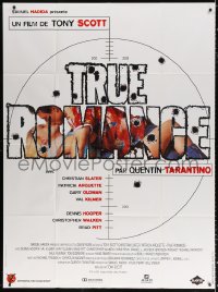 5w1407 TRUE ROMANCE target style French 1p 1993 Christian Slater, Arquette, by Quentin Tarantino!