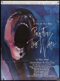5w1426 WALL French 1p 1982 Pink Floyd, Roger Waters, classic rock & roll art by Gerald Scarfe!