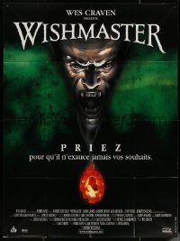 5w1442 WISHMASTER French 1p 1998 Robert Englund, Wes Craven, cool different horror art!