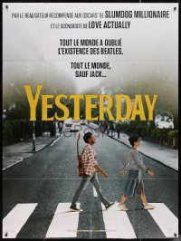 5w1447 YESTERDAY teaser French 1p 2019 Danny Boyle, only Himesh Patel remembers the Beatles!