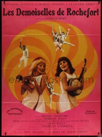 5w1450 YOUNG GIRLS OF ROCHEFORT French 1p R1980s Jacques Demy, Agnes Varda, Catherine Deneuve