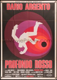 5w0174 DEEP RED Italian 1p 1975 Dario Argento's Profondo Rosso, different artwork by Sandro Symeoni!