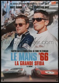 5w0694 FORD V FERRARI teaser Italian 1p 2019 Christian Bale, Matt Damon, different, Le Mans '66!