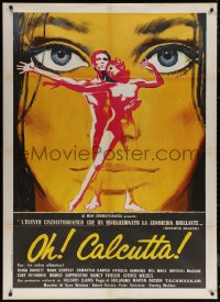 5w0746 OH CALCUTTA Italian 1p 1973 Jacques Levy directed sex musical, cool different art!