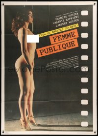 5w0756 PUBLIC WOMAN Italian 1p 1984 Zulawski's La Femme Publique, sexy naked Valerie Kaprisky!