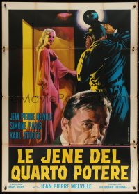 5w0242 TWO MEN IN MANHATTAN Italian 1p 1964 Jean-Pierre Melville's Deux Hommes dans Manhattan!