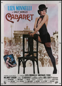 5w0794 CABARET Italian 2p R1978 Liza Minnelli sings & dances in Nazi Germany, directed by Bob Fosse!