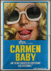5w0248 CARMEN, BABY Italian 2p 1975 Radley Metzger's sexy version of the famous opera, Ciriello art!