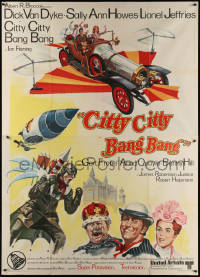 5w0798 CHITTY CHITTY BANG BANG Italian 2p 1969 Dick Van Dyke, Sally Ann Howes, art of flying car!