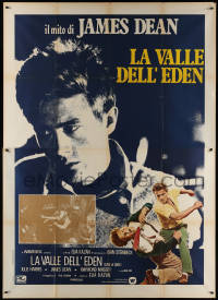 5w0806 EAST OF EDEN Italian 2p R1970s James Dean, Julie Harris, Davalos, Elia Kazan classic!