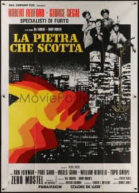 5w0815 HOT ROCK Italian 2p 1972 Robert Redford, George Segal, cool different image!
