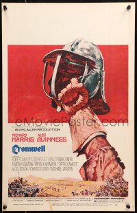 5w0378 CROMWELL WC 1970 artwork of rasied helmet and clashing armies by Brian Bysouth!