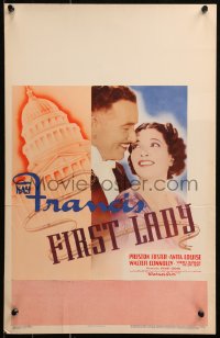 5w0418 FIRST LADY WC 1937 beautiful Kay Francis & Secretary of State Preston Foster, very rare!