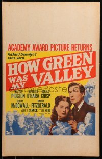 5w0461 HOW GREEN WAS MY VALLEY WC R1946 John Ford, cool montage of entire cast, Best Picture 1941!