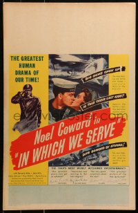 5w0468 IN WHICH WE SERVE WC 1943 directed by Noel Coward & David Lean, English World War II epic!