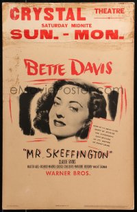 5w0510 MR. SKEFFINGTON WC 1944 Bette Davis, Rains, a woman is beautiful only when she is loved!